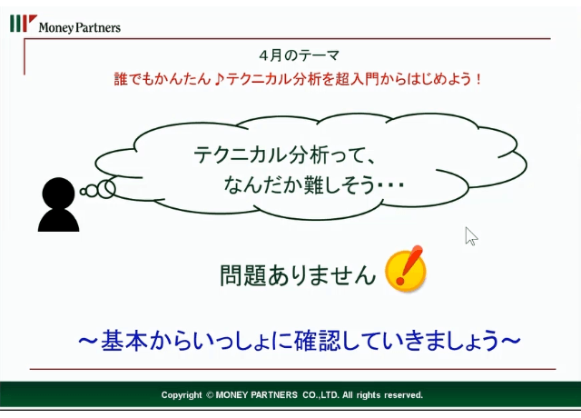 チャートって何？チャートの見方、考え方